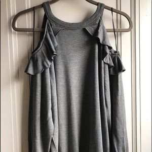 EXPRESS COLD SHOULDER LONG SLEEVE